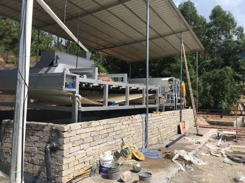 洗沙场污泥压滤设备宁波客户现场 洗沙场污泥压滤设备宁波客户现场
